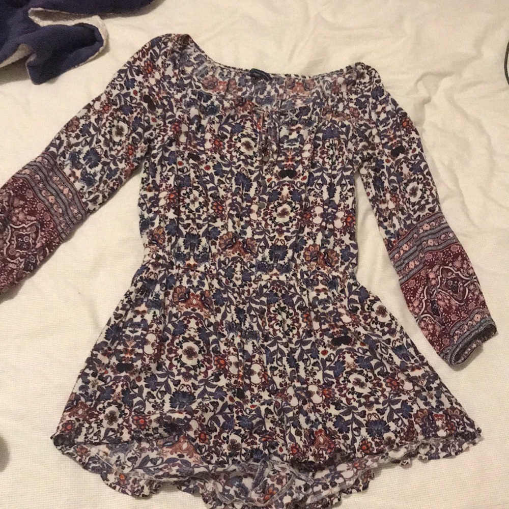 American eagle printed romper